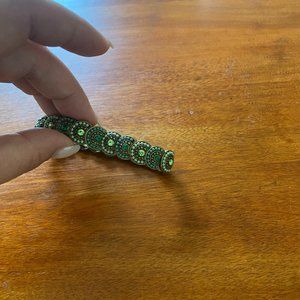 Green and Gold Bracelet